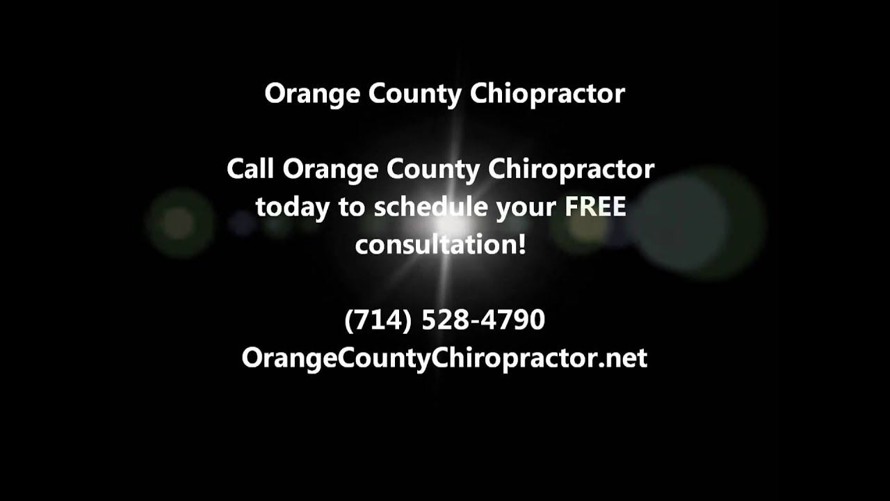 Orange County Chiropractor