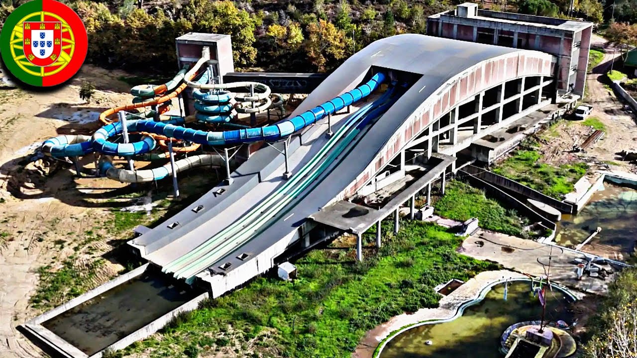 Parque aquático abandonado avaliado em milhões de euros — deixado ao esquecimento