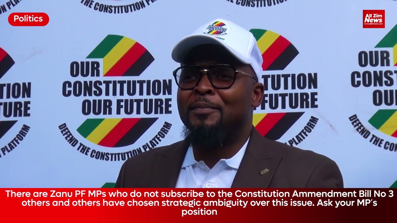 Some Zanu PF MPs DON'T SUPPORT Ammendment Bill No 3, we ar engaging them| Opposition MP Agency Gumbo