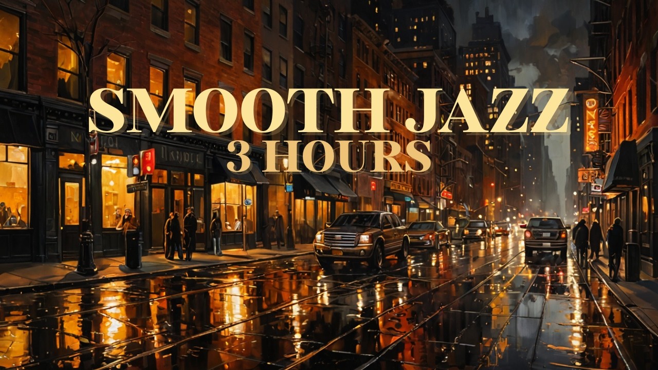 Non-Stop Smooth Jazz | 3-Hour Instrumental Background Music