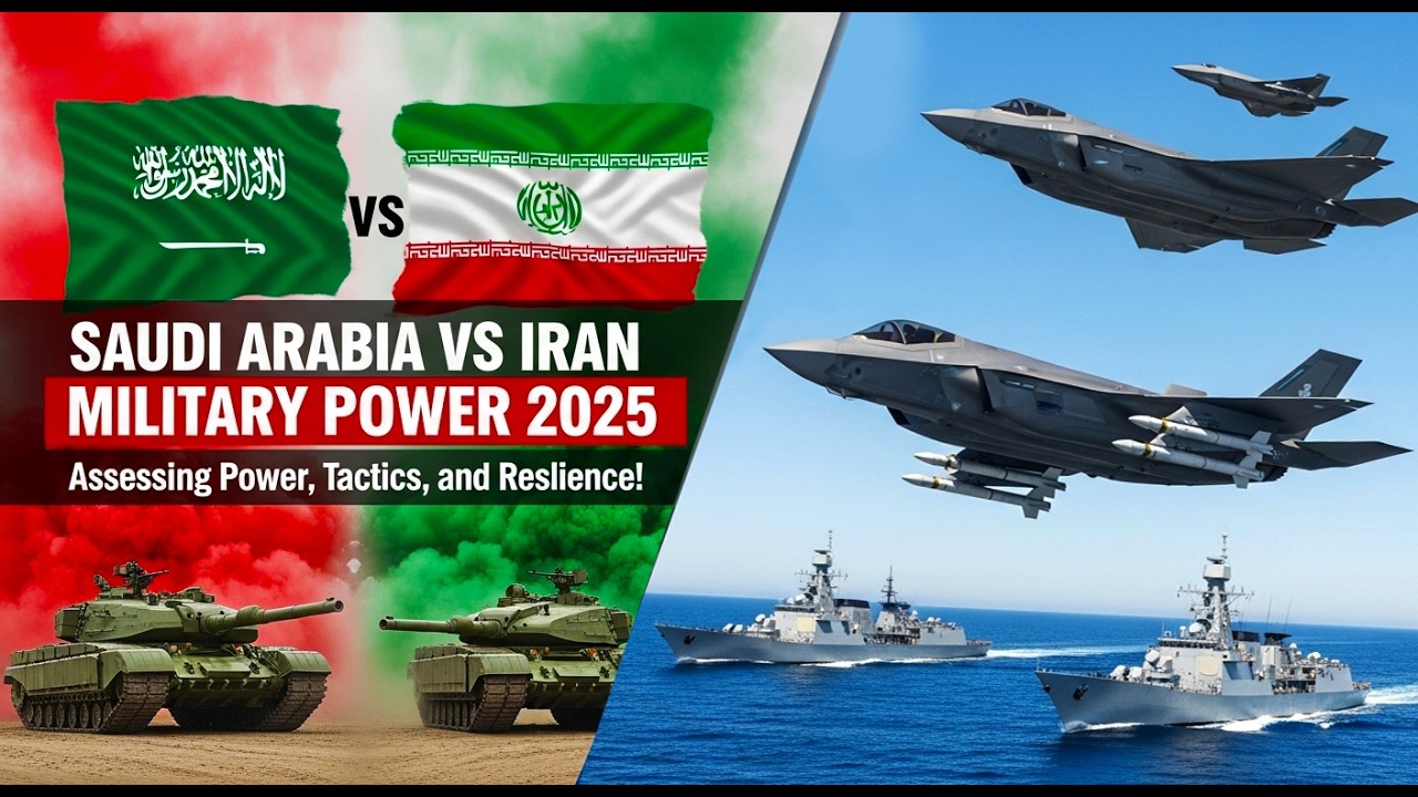Saudi Arabia vs Iran Military Power 2025: Assessing Power, Tactics, and Resilience!