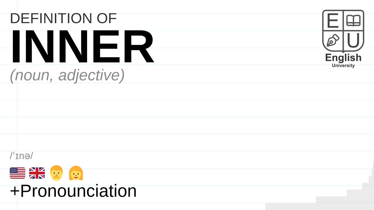 INNER meaning, definition & pronunciation | What is INNER? | How to say INNER