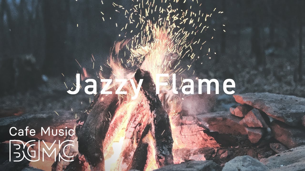 🍁Autumn Jazz Music - Chill Out Coffee Music - Slow Acoustic Jazz Music with Fireplace Sounds