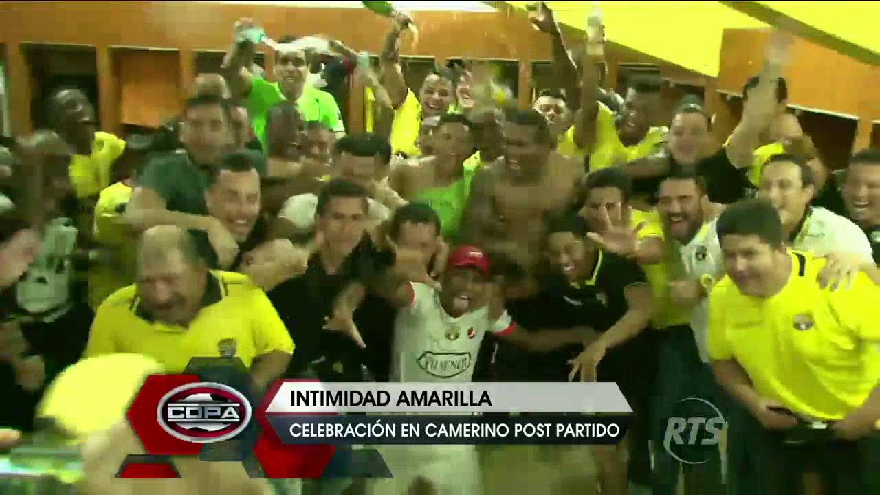 Así festejó el Barcelona en el camerino