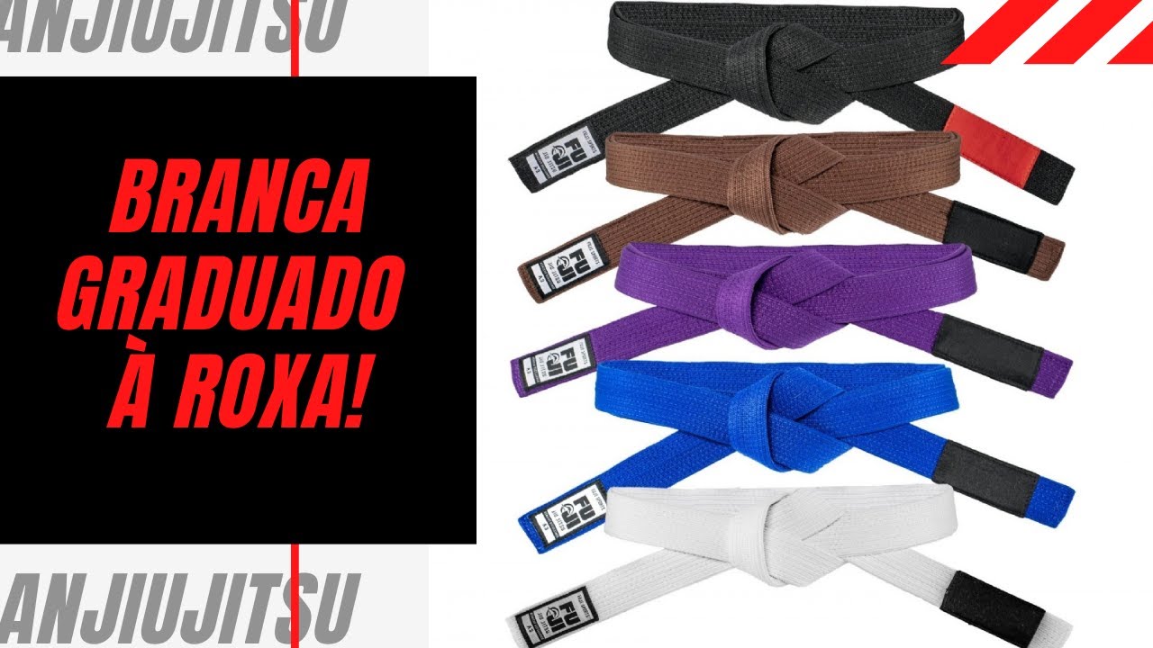 Graduado da faixa branca para a roxa de Jiu Jitsu
