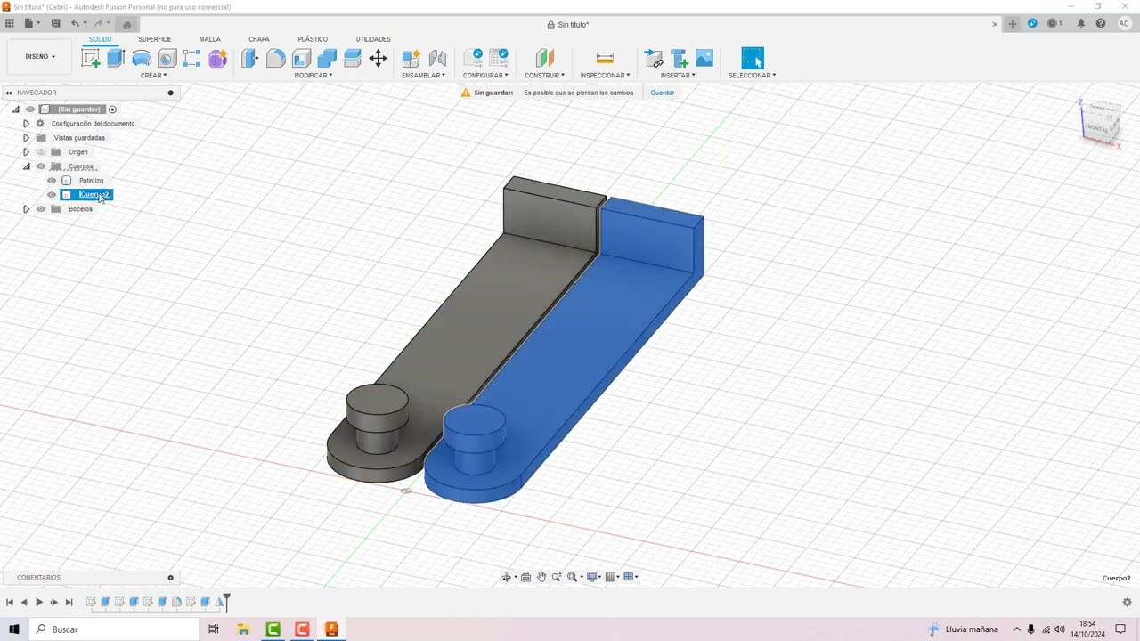 Rotulas para impresión 3D en Fusion 360