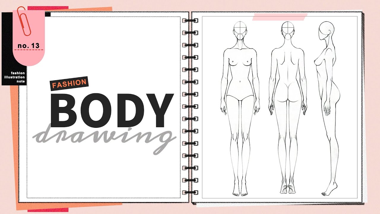[HOW TO DRAW a fashion figure for beginners / 9 heads]_초보자를 위한 9등신 인체 그리는 방법