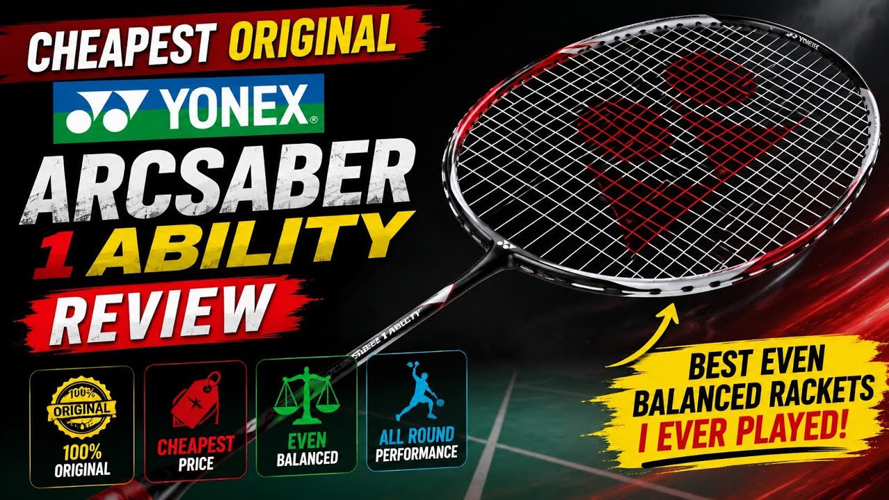 Cheapest Original Yonex Arcsaber 1 Ability Review | Best even balanced rackets I Ever Played