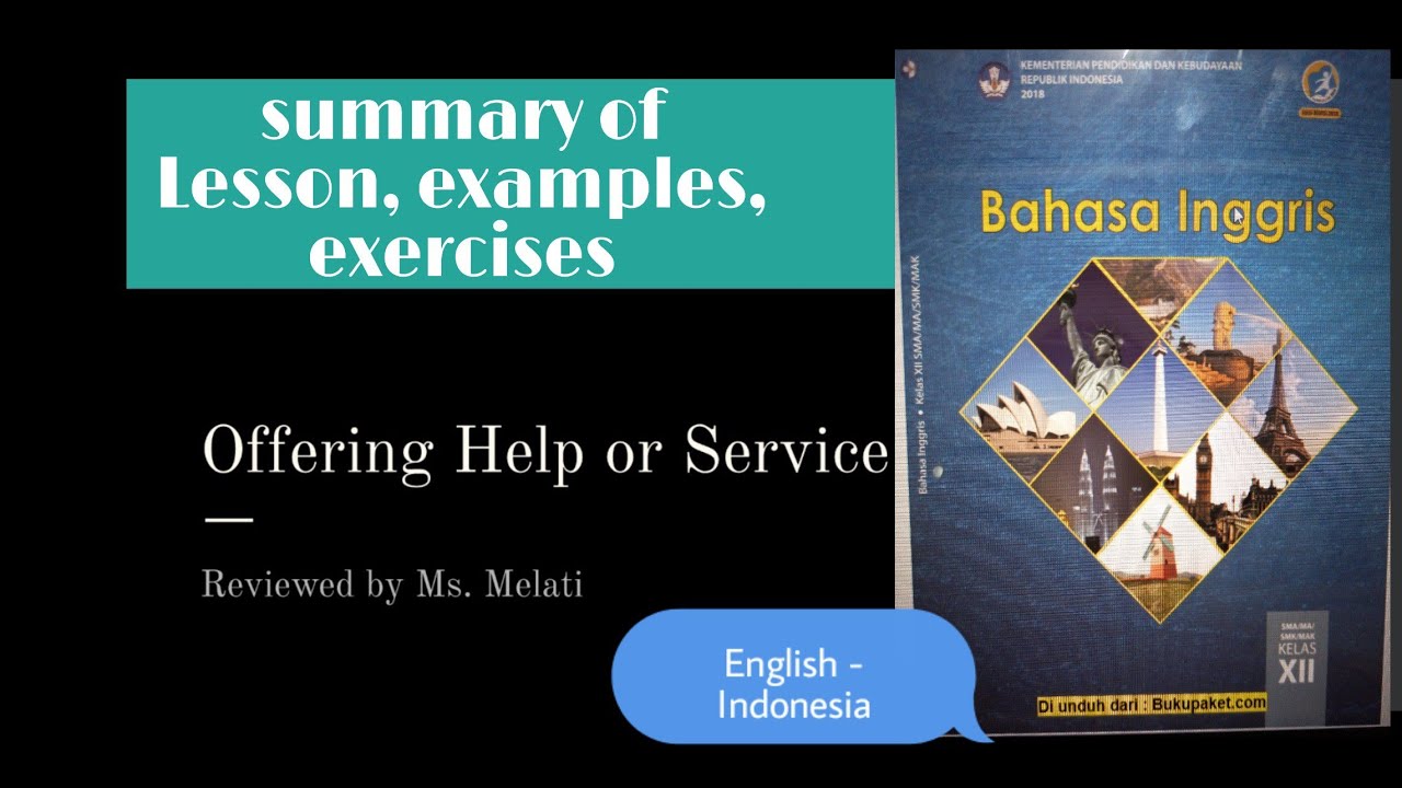 Materi B.Inggris kelas 12 Offering Help or Service