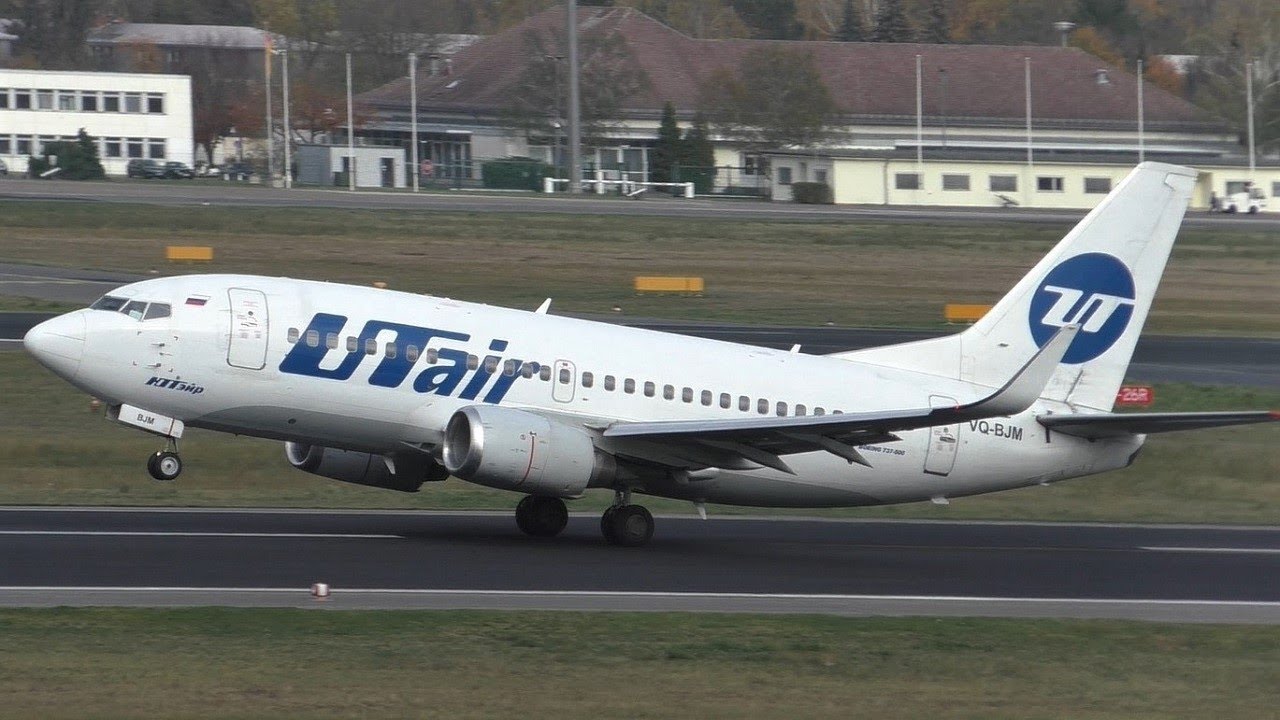 UTair Boeing 737-524 VQ-BJM Takeoff at Berlin Tegel Airport