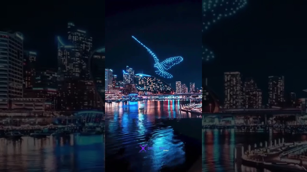 &ldquo;Spectacular Drone Show ,Innovation Meets the Night Sky  #drone #dronelightshow #droneshow