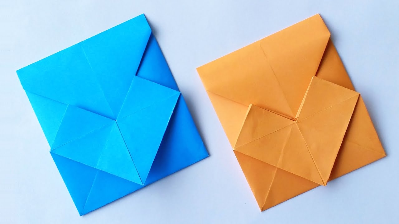 Heart Envelope Easy DIY - Origami Valentine's Day [Heart Envelope] Making | Envelope Making Ideas