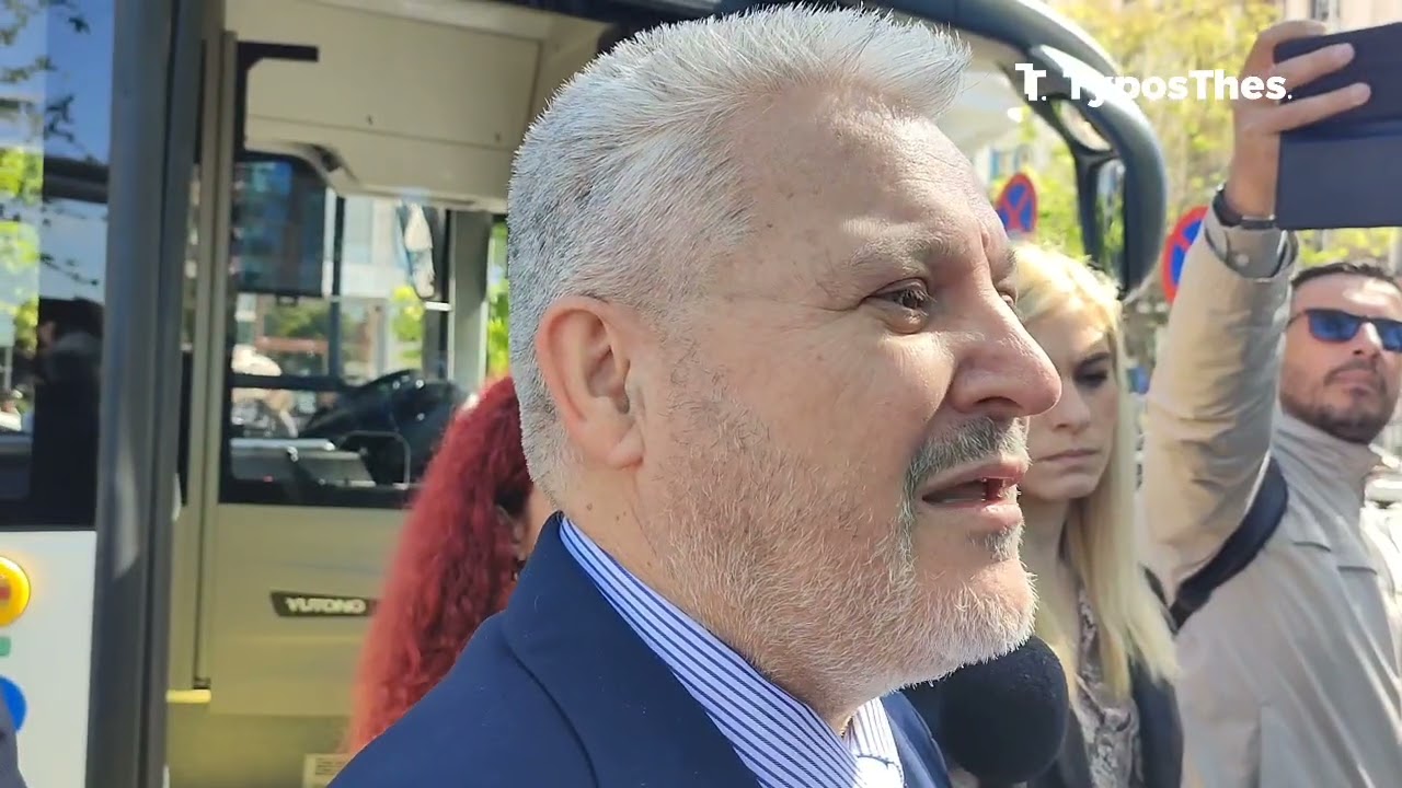 Βόλτα με τα νέα ηλεκτρικά λεωφορεία