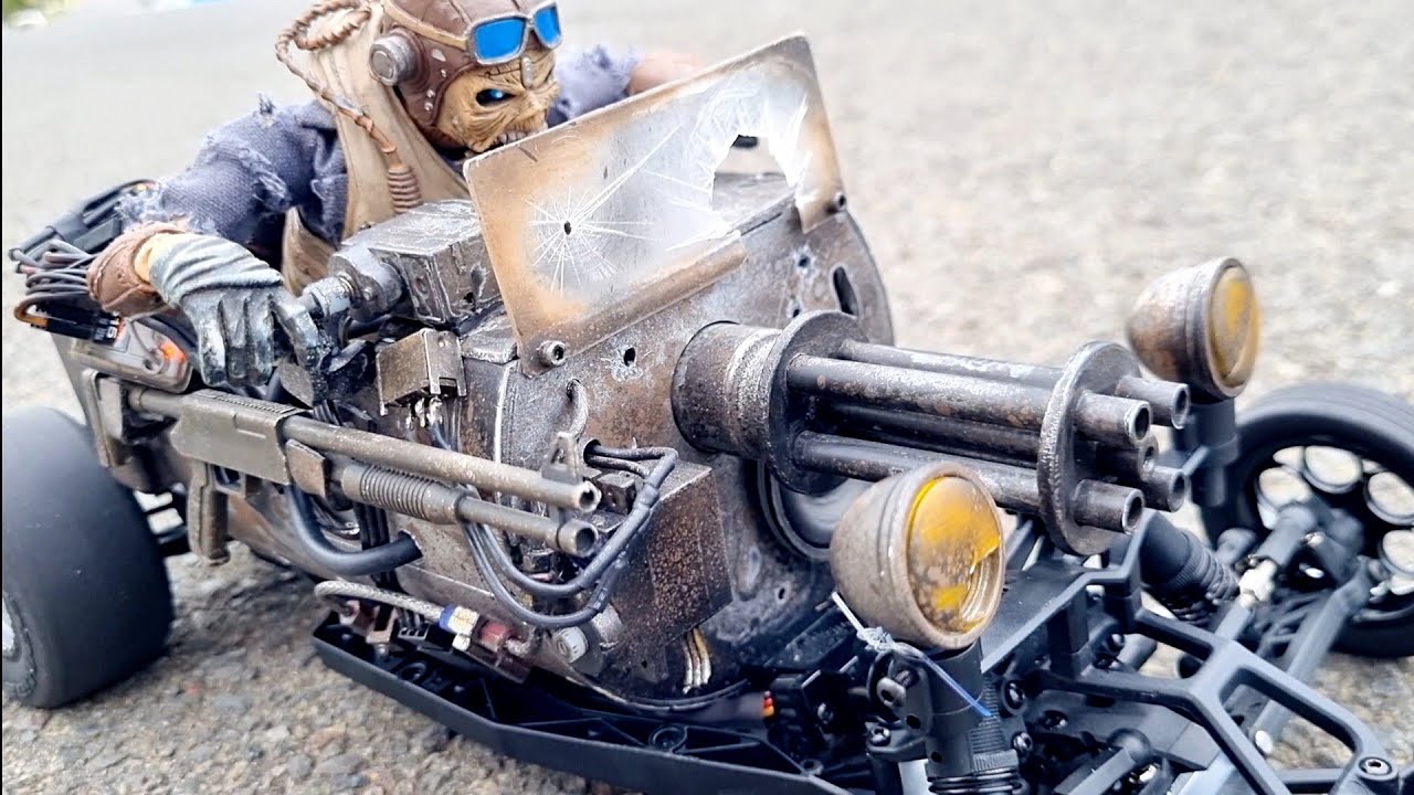 Eddie's IRON MAIDEN Tank Racer Street Run! RC Animatronics by Danny Huynh Creations.