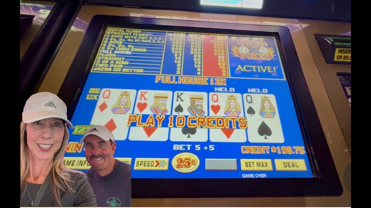 УНИКАЛЬНАЯ бонусная видеопокерная сессия Double Double в Riverside Laughlin!!!