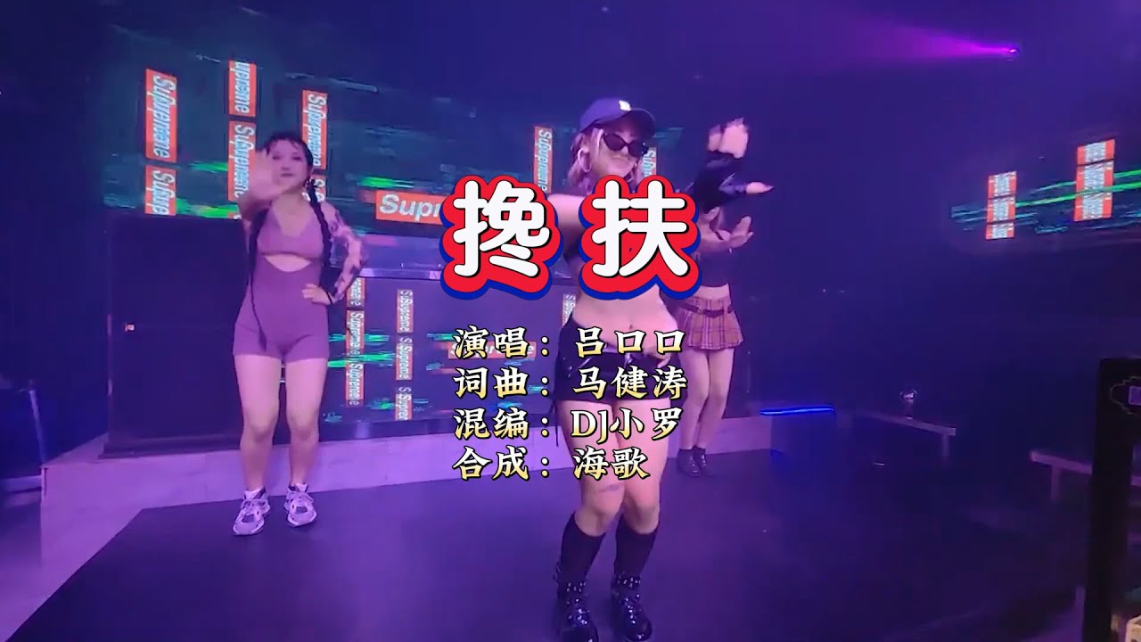 吕口口《搀扶》DJ小罗 ProgHouse Mix KTV 导唱字幕 （备有伴奏视频）