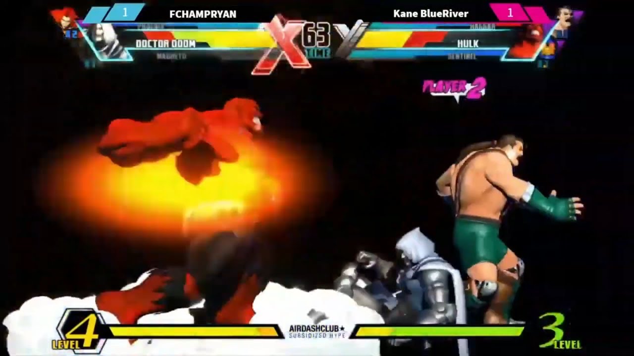 REFLEX10K UMVC3 TOURNAMENT TOP 8 (FCHAMPRYAN) vs (KaneBlueRiver)