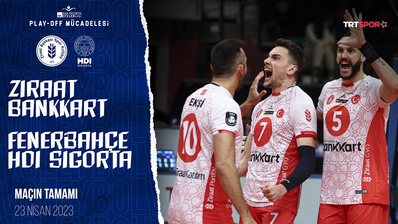 🔥 NEFES KESEN MAÇ! Ziraat Bankkart 🆚 Fenerbahçe HDI Sigorta (Maçın Tamamı) | 2022-2023 Efeler Ligi