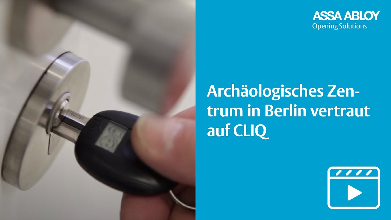 Archäologisches Zentrum in Berlin vertraut auf CLIQ, deutsch