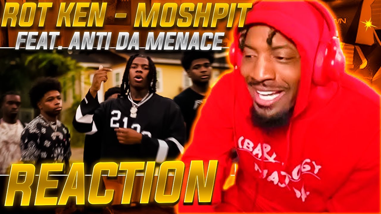 TWO 17 YEAR OLD DEMONS!| Rot Ken - Moshpit feat. Anti Da Menace (REACTION!!!)