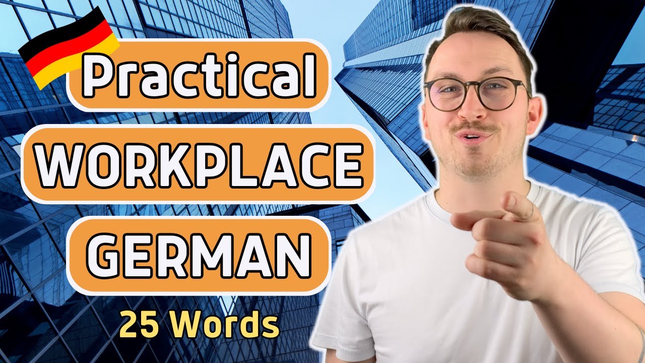 25 German workplace words you need to know  - German with a German