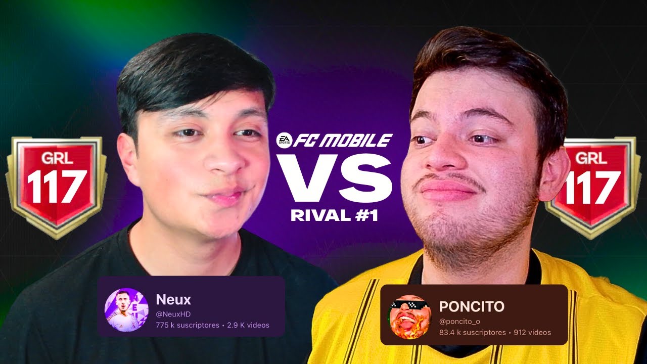 ¡PONCE vs NEUX en FC Mobile! ¿Quién es Mejor? - RETO ABIERTO FC MOBILE #1