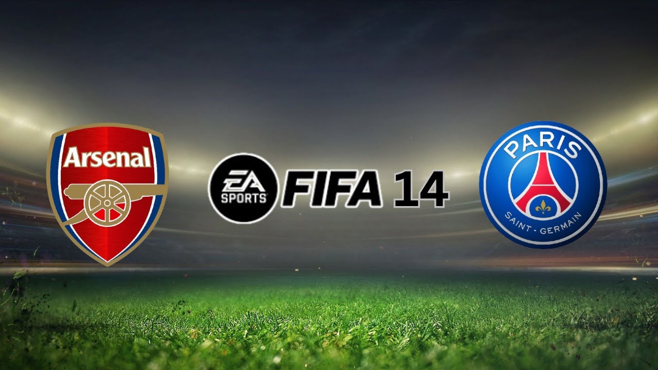Arsenal vs PSG FIFA 14 Gameplay  6–2 Full Match Highlights