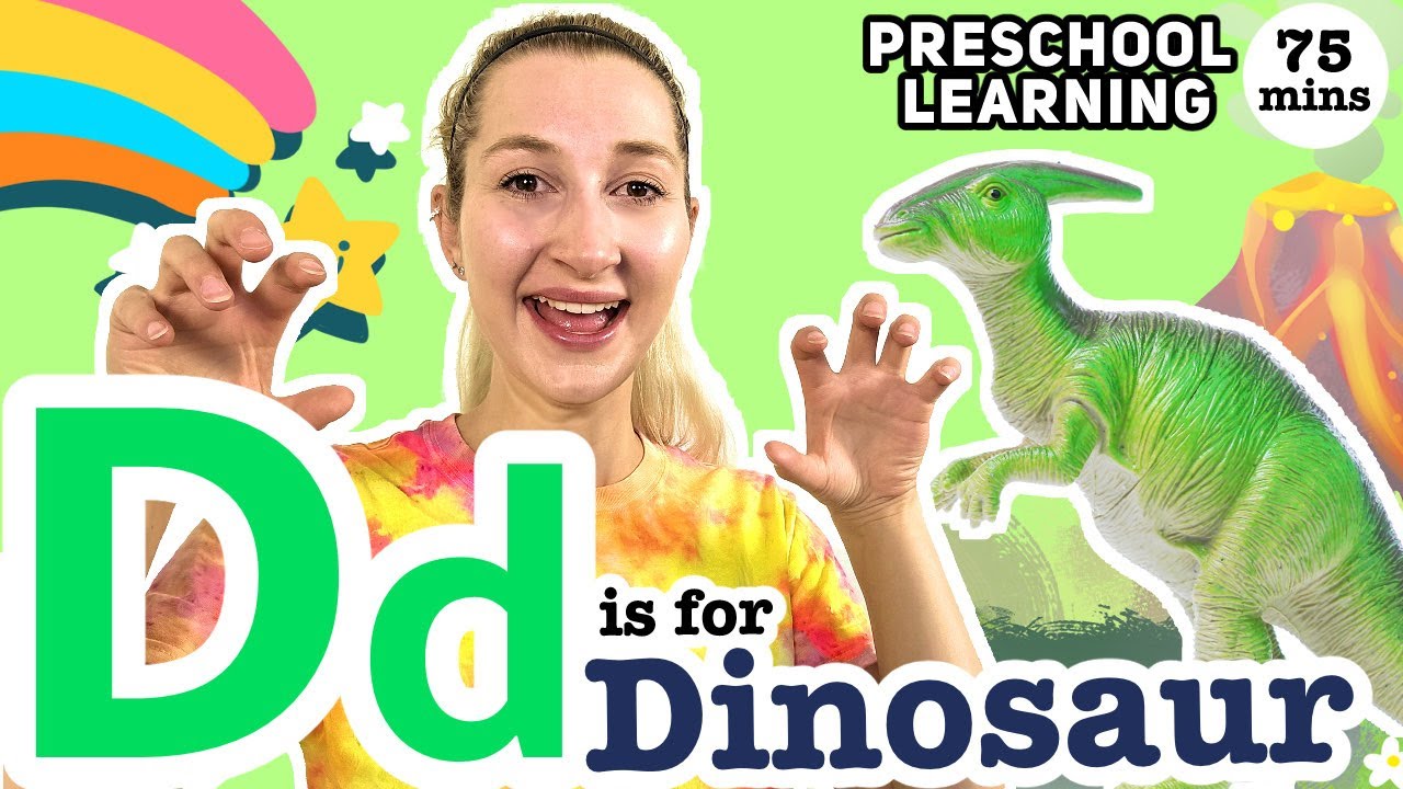 Preschool Learning: D is for Dinosaur! (75 min. class)
