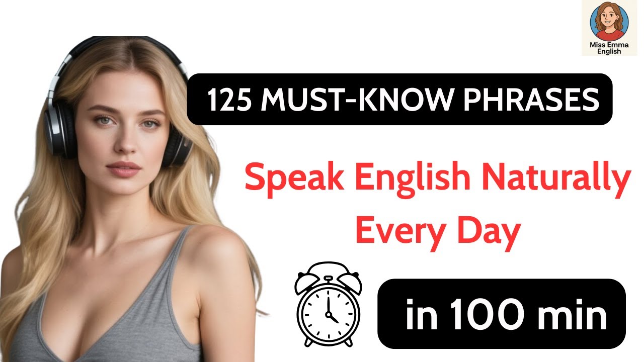125 Must-Know English Phrases for Real Conversations | Speak English Naturally Every Day