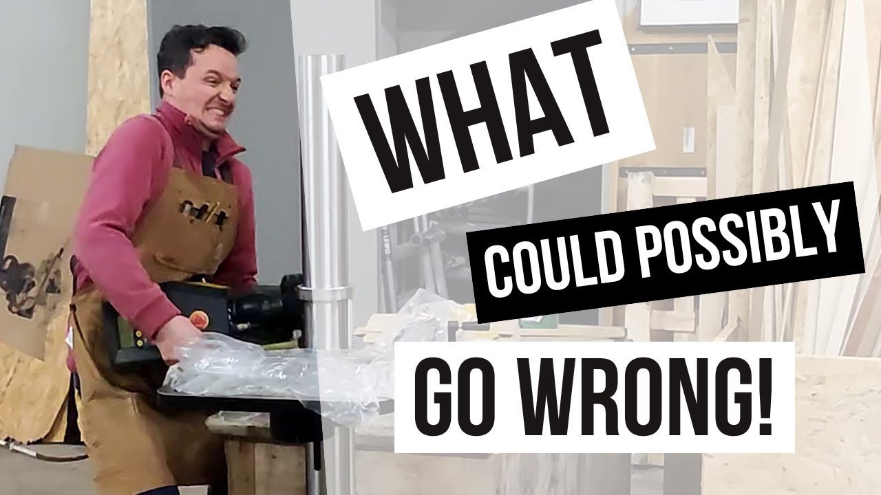 I Nearly Dropped The Drill Press!