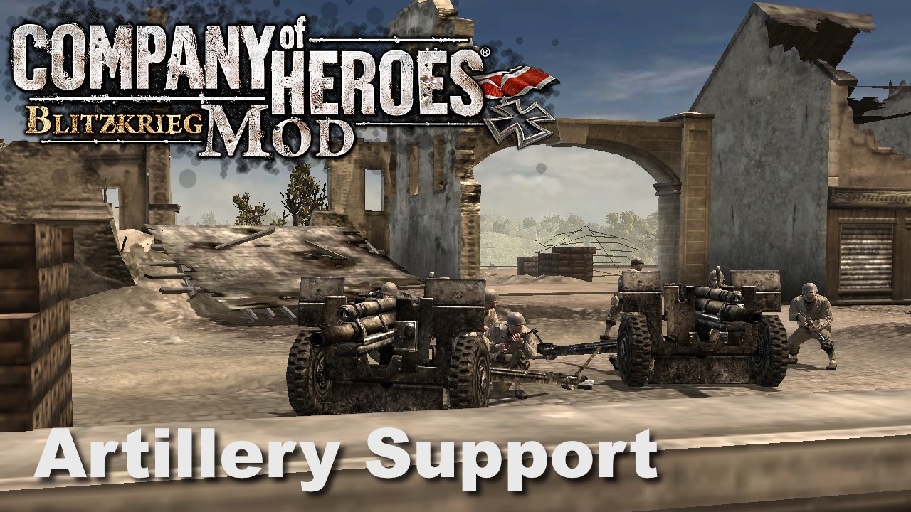 [Company of Heroes: Blitzkrieg Mod] Artillery Support (PVE)