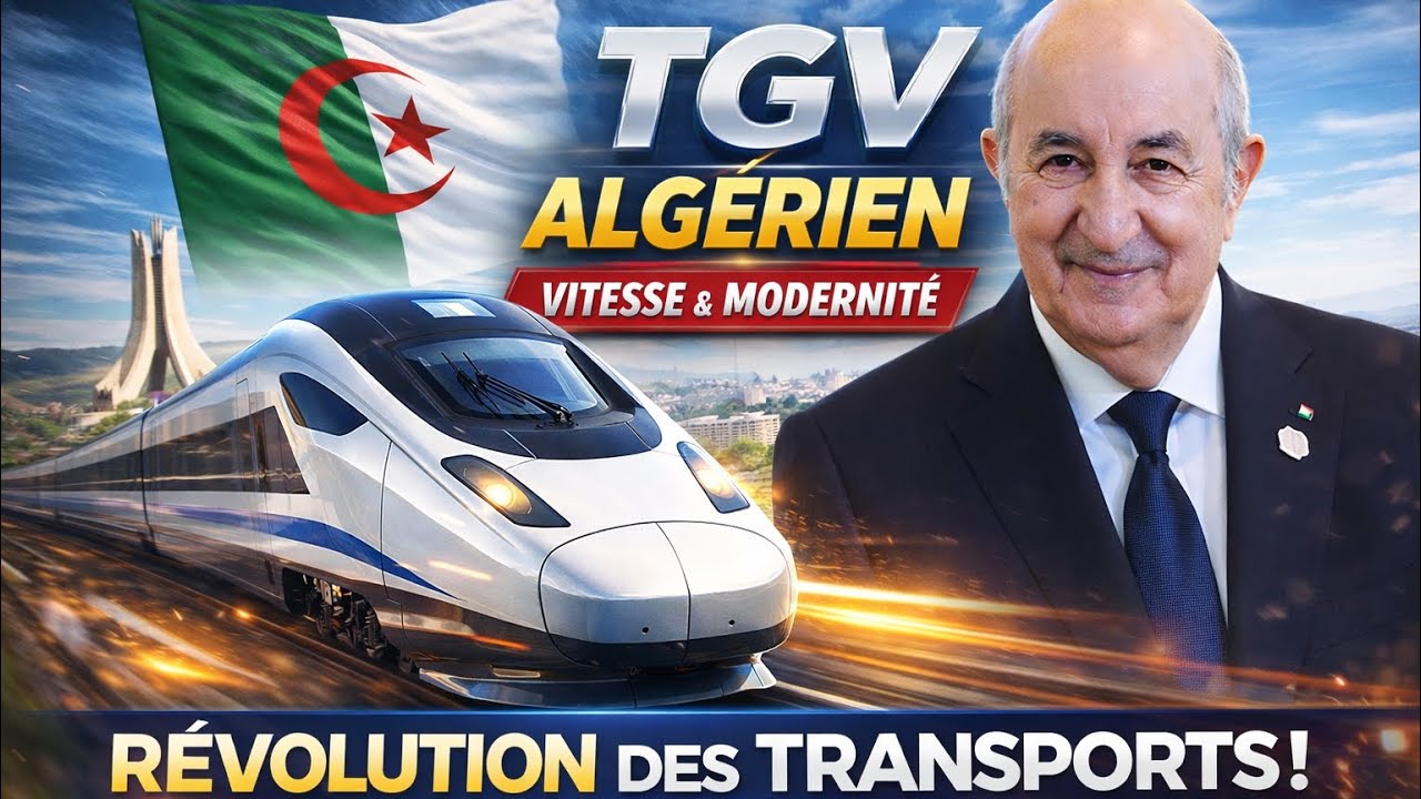 LE TGV ALGÉRIEN : UN PROJET GIGANTESQUE EN MARCHE