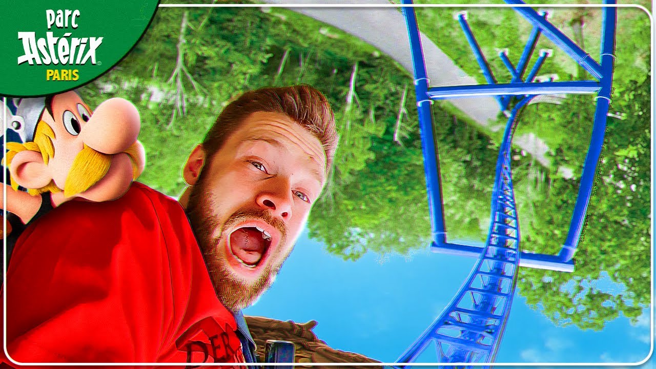 WE RODE EVERY ROLLER COASTER AT PARC ASTERIX! 🤯