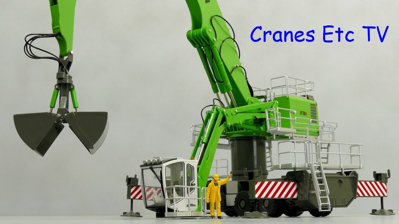 Ros Sennebogen 875E Mobile Port Material Handler by Cranes Etc TV