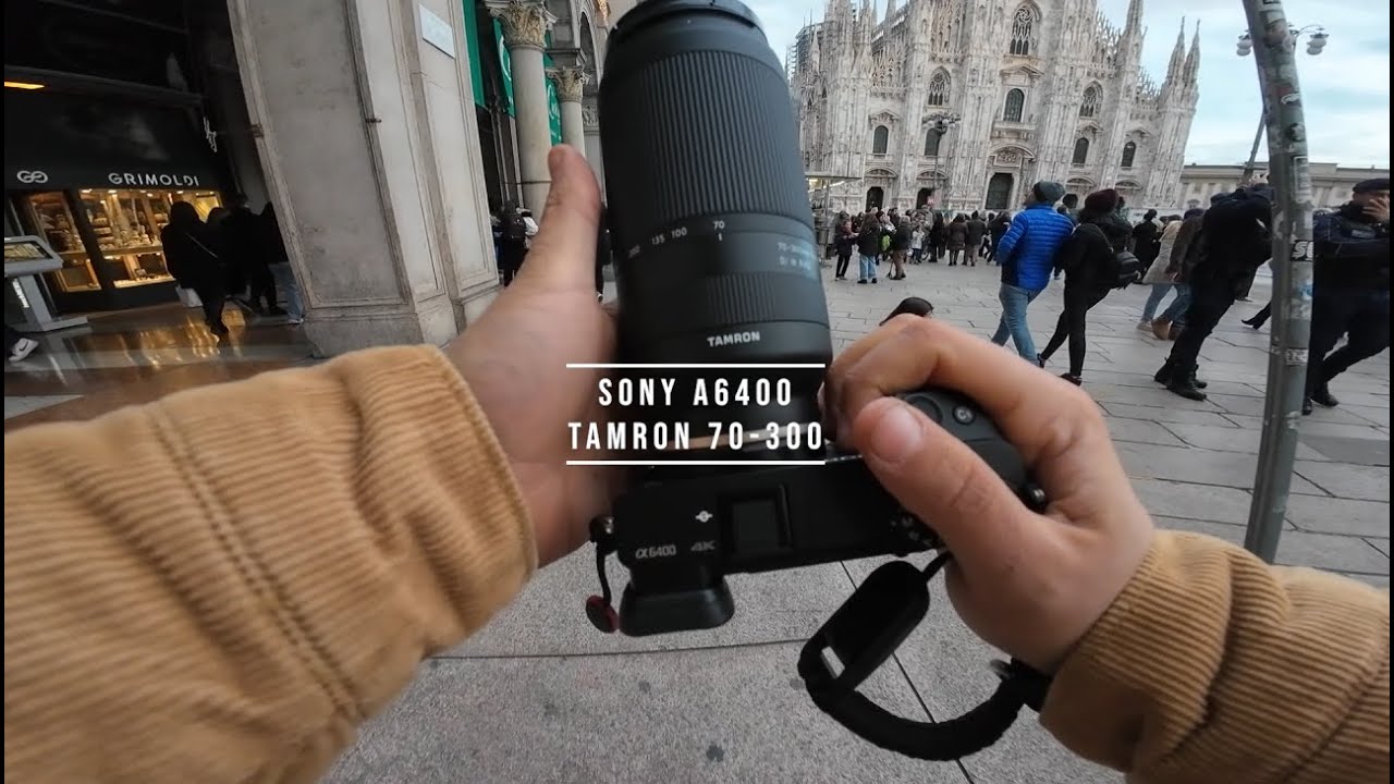 Street Photography in Milan - Italy (POV) w/Sony a6400 - Tamron 70-300