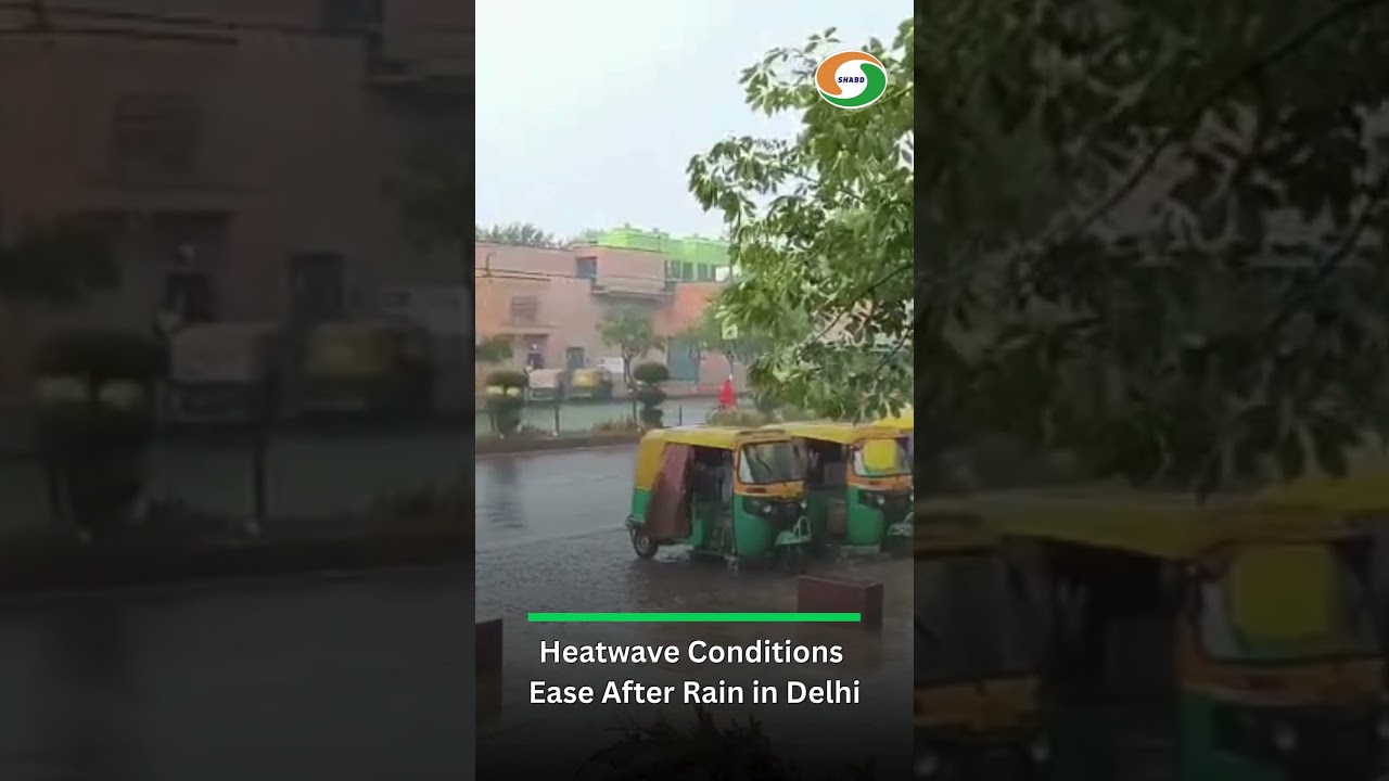 Heatwave Conditions Ease After Rain in Delhi