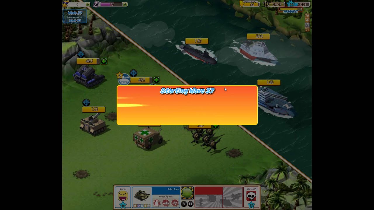 Empires and Allies: Survival Mode 1-60 [Tier 6 Units][HD]