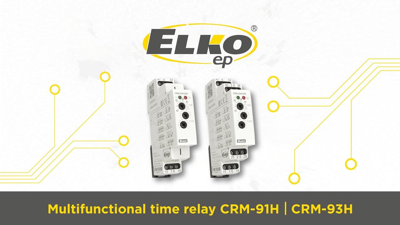 ELKO Lab: Multifunction time relay CRM-91H/93H