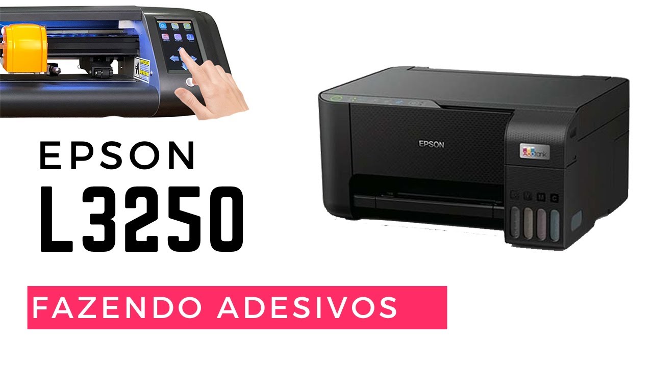 🔴 Epson L3250 Imprimindo Adesivos Personalizados + Plotter Bannercut fazendo o corte de contorno