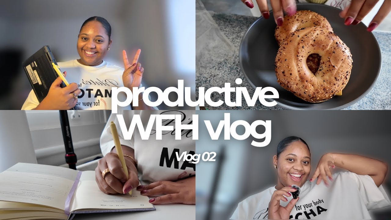 A Cozy Work from Home Day trying the ‘One Touch’ Rule | #dailyvlog 