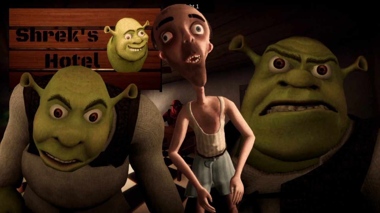 මේක ඉන්න හොඳ තැනක් නෙවෙයි 😂😂😂 Five nights at shrek hotel Funny Sinhala.#dulamax #horror