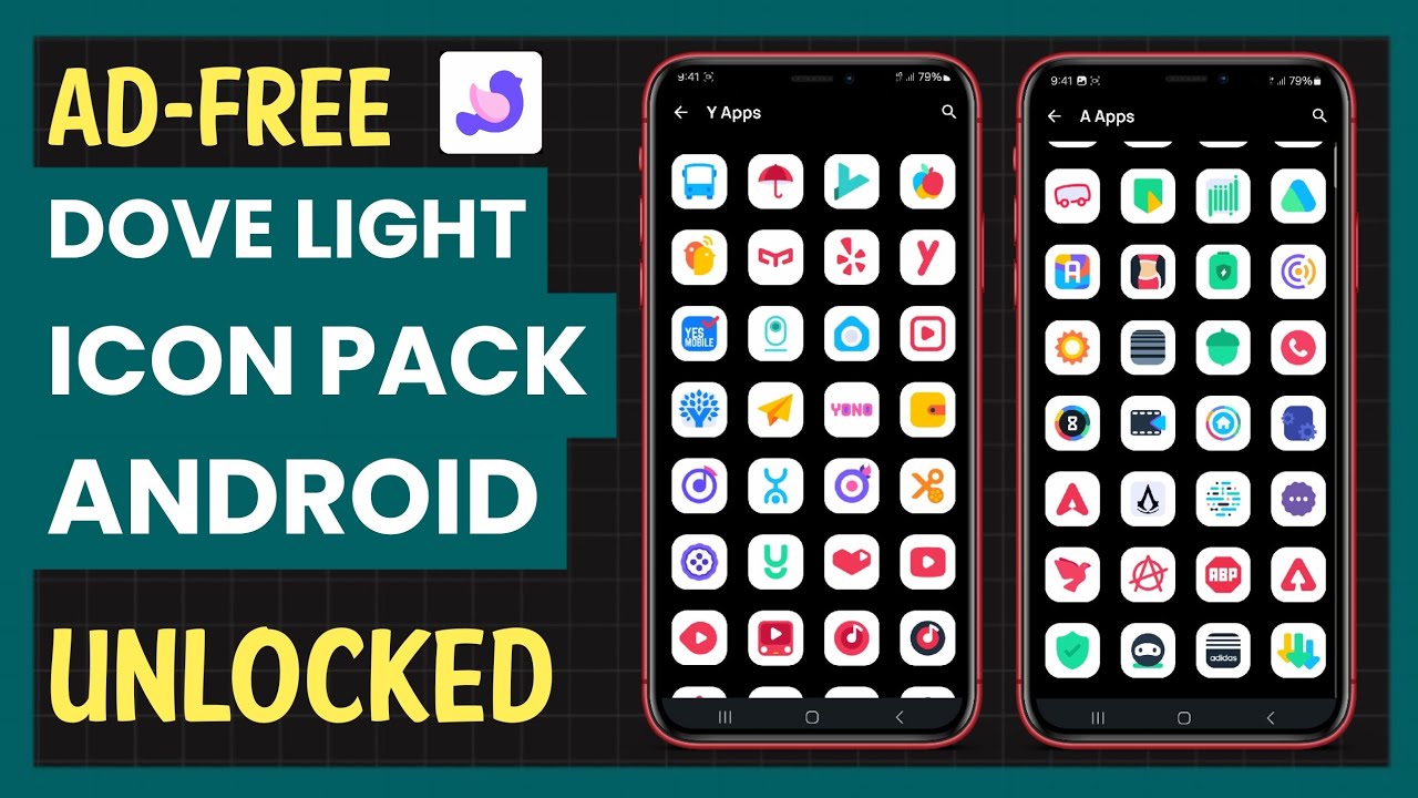 Best Free Dove Light Icon Pack App for Android