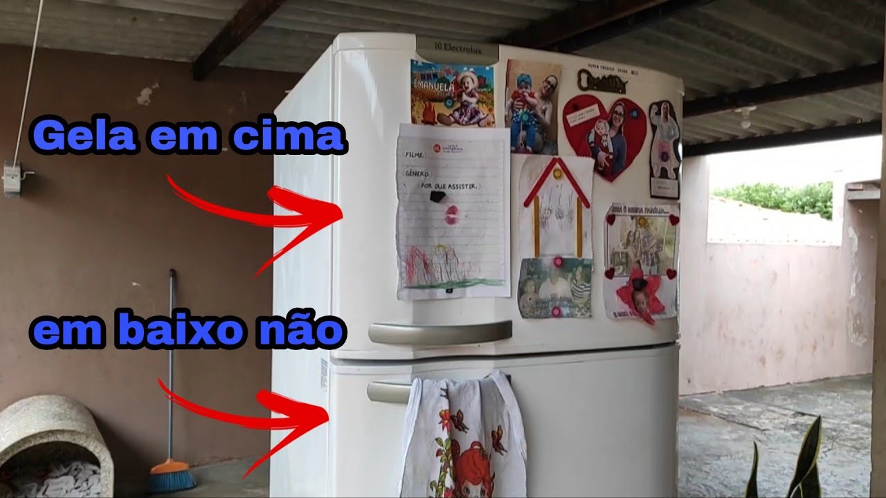 Geladeira gela em cima e em baixo nao, como resolvi, DC 49 Electrolux