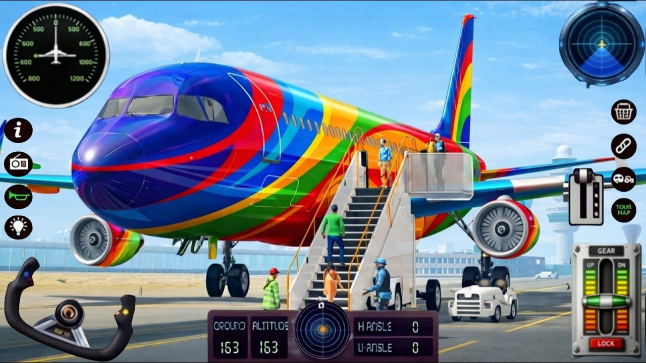 Flight Airplane City Pilot Simulator - Boeing Emergency Landing Goes Wrong 🚨✈️ (Android Gameplay)