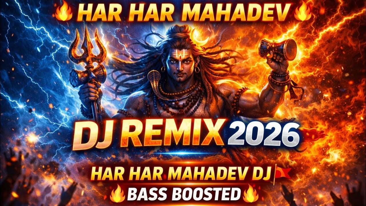 HAR HAR MAHADEV 🔱 DJ REMIX 2026 | BASS BOOSTED | MAHAKAAL FESTIVAL DROP 🔥