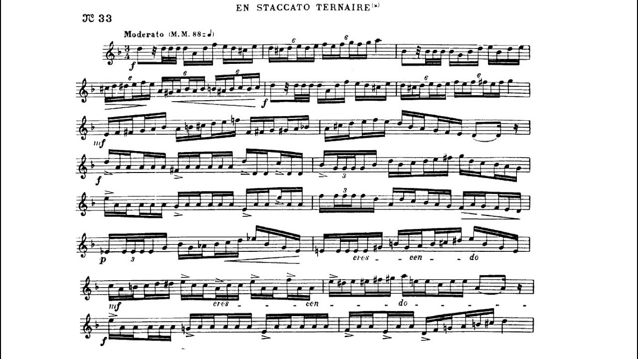 Theo Charlier: Study n. 33 "En Staccato Ternaire" (David Baldwin, trumpet)