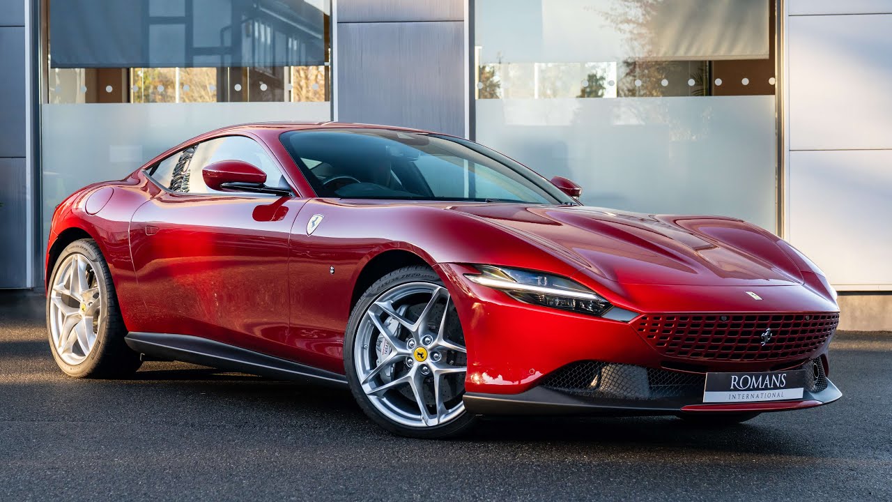 Ferrari Roma 2023 — Rosso Mugello — обзор + звук двигателя и выхлопной системы.