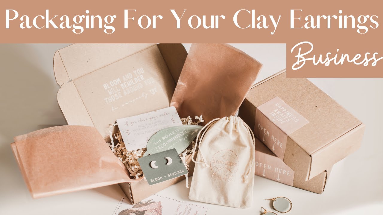POLYMER CLAY EARRING PACKAGING | PACKAGING FOR THE SMALL BUSINESS OWNER | HOW PACKAGE CLAY EARRING