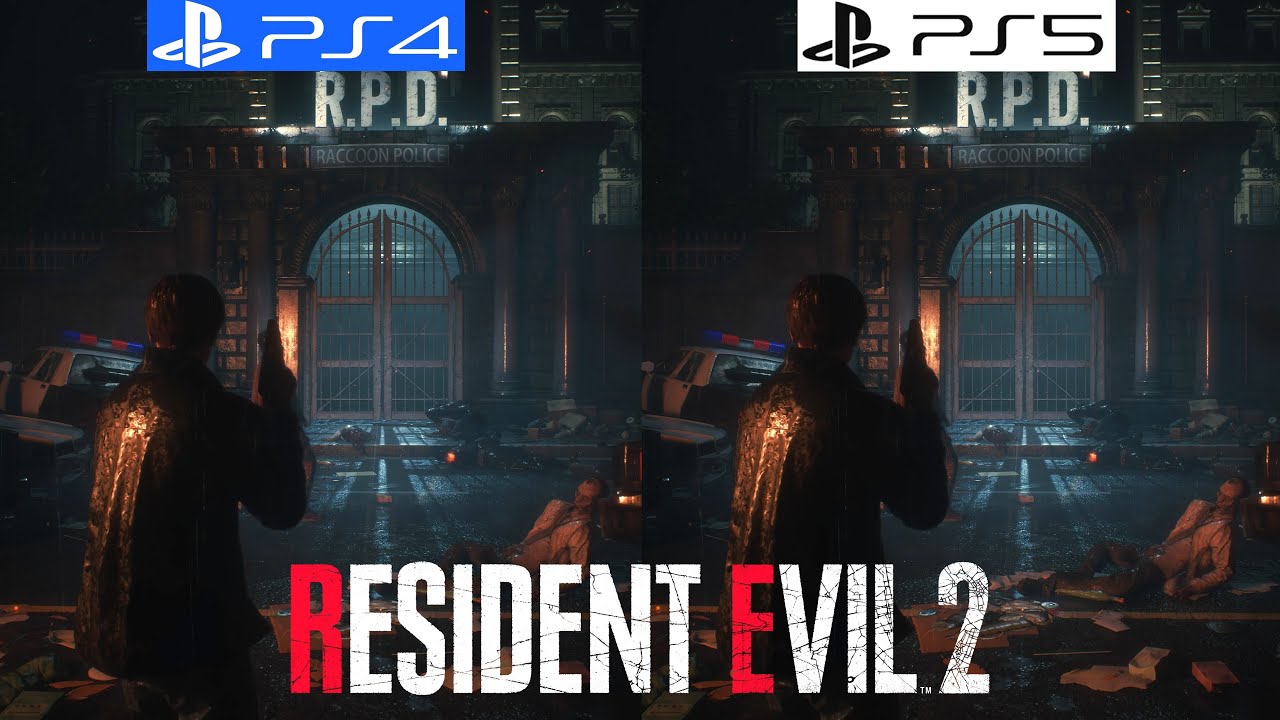 Resident Evil 2 Remake PS4 vs PS5 - Graphics Comparison - Framerate - Loading Times - 4k