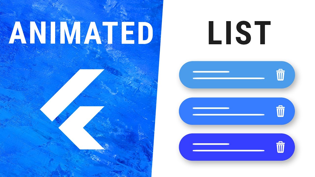 Виджет Flutter AnimatedList